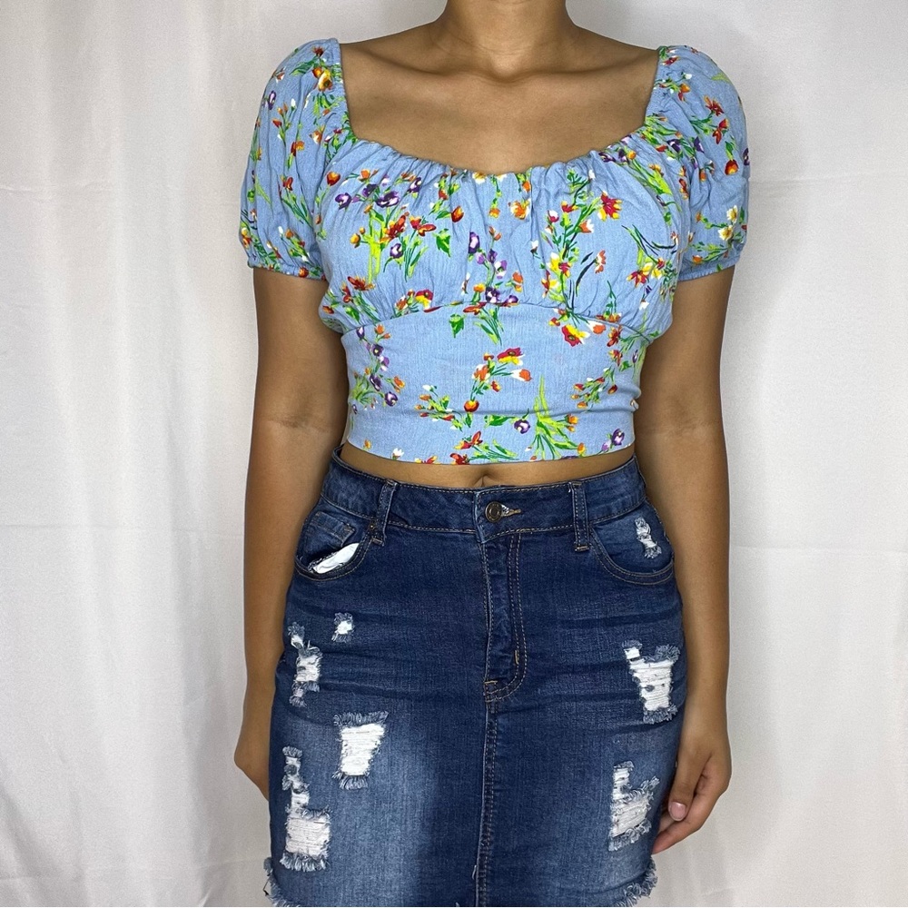 Floral Crop Top